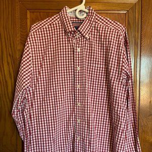 Vineyard Vines by Shep and Ian, Murray Shirt, 100% Cotton, Size L, Red C…